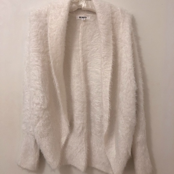 BB Dakota fuzzy cardigan sweater - Picture 2 of 2